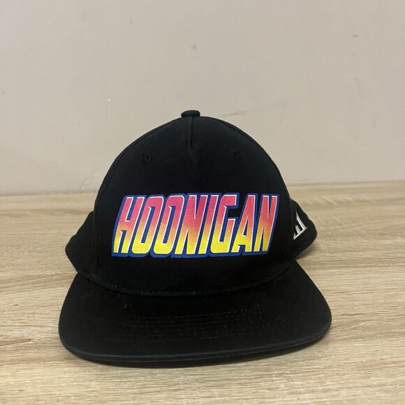 HOONIGAN Snapback Hat Men's Super Charged Black Adjustable Cap - Picture 1 of 7